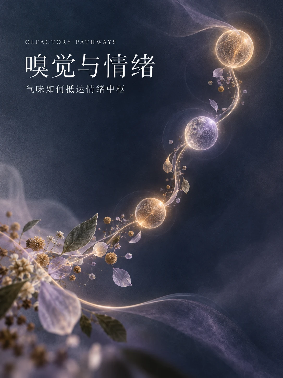 嗅觉通路：植物芳香分子、嗅觉通路与情绪中枢的关系