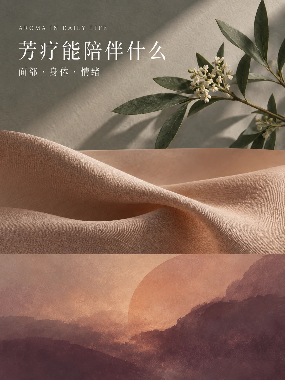 芳疗的三类日常作用：面部养护、身体舒缓与情绪调节
